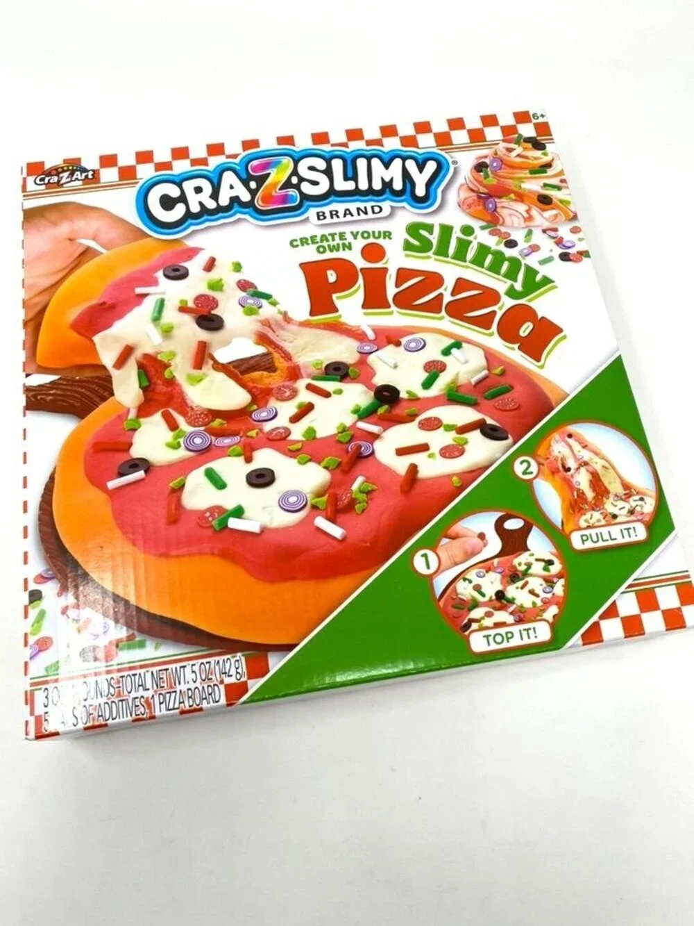 Cra-Z-Slimy Pizza Slimes And Putties Creativity Play Create Pizza Toppings